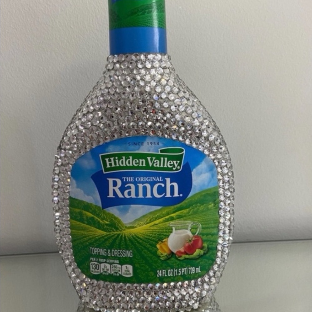 Hidden Valley Ranch Bottle with Rhinestones